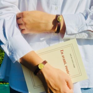 Bracelet Cœur de cuillère Aubergine