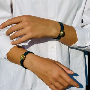 Bracelet collab bleu canard