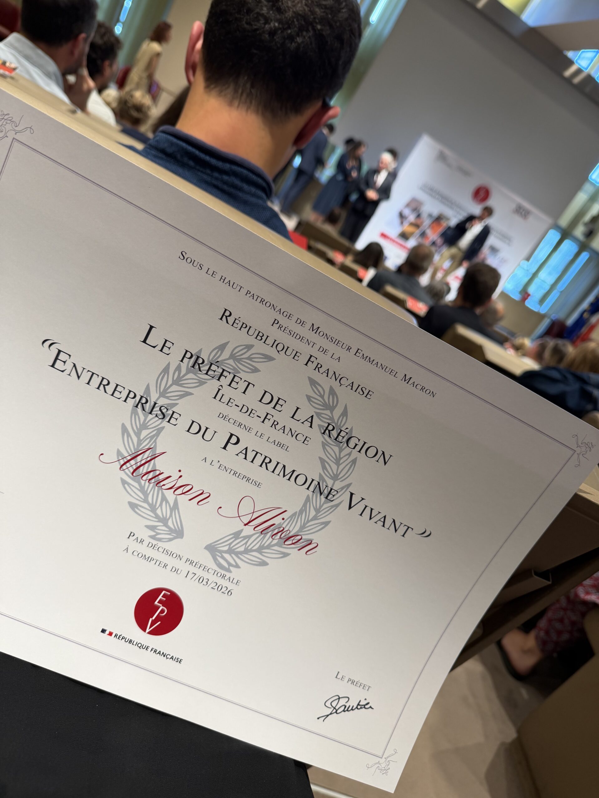 Maison Alivon – Entreprise du Patrimoine Vivant