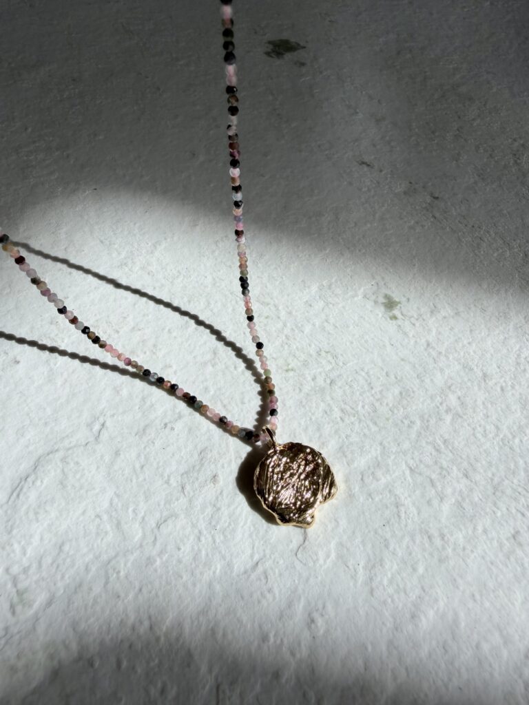 Collier MÉDAILLE Tourmaline