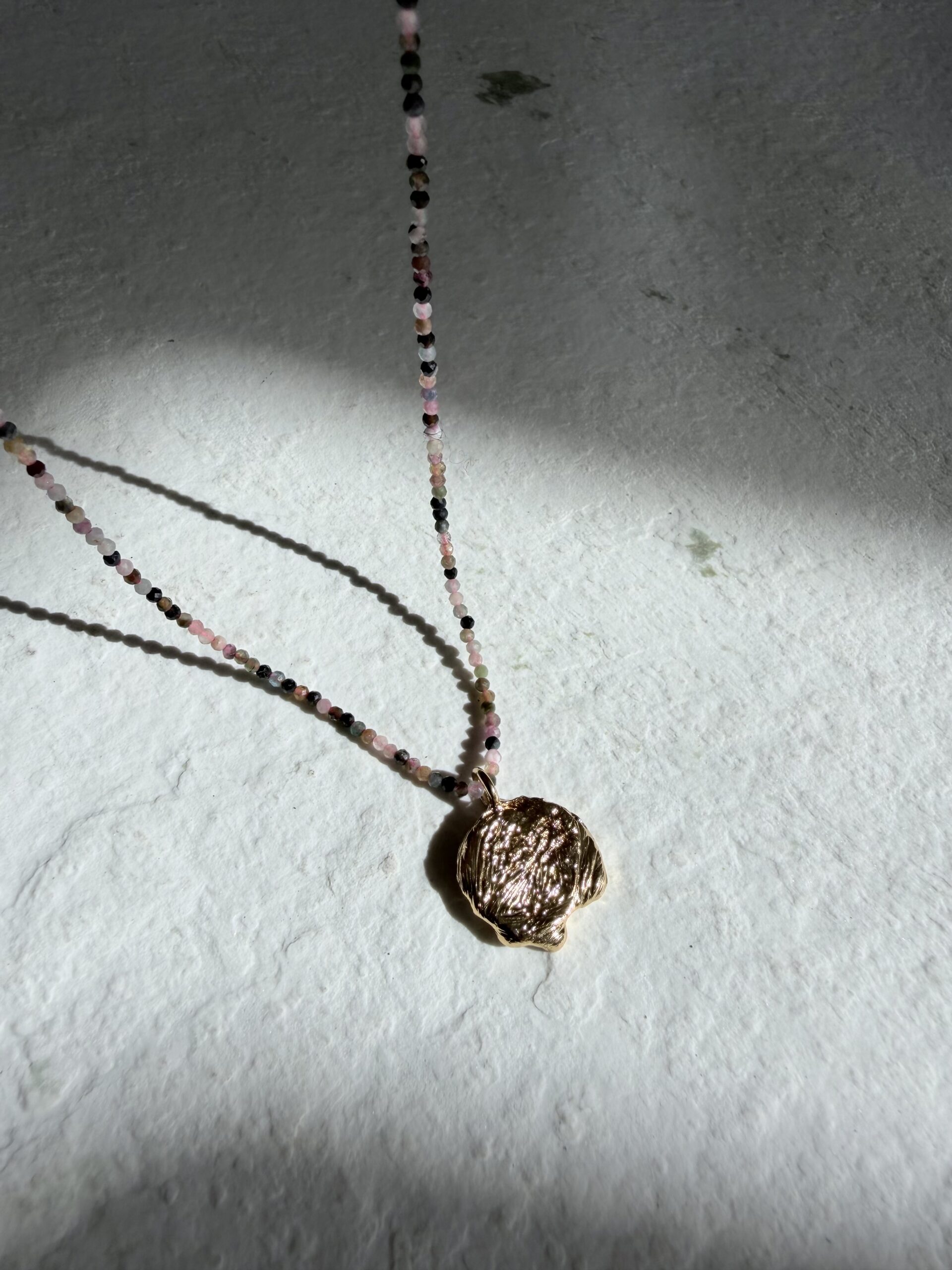 Collier MÉDAILLE Tourmaline