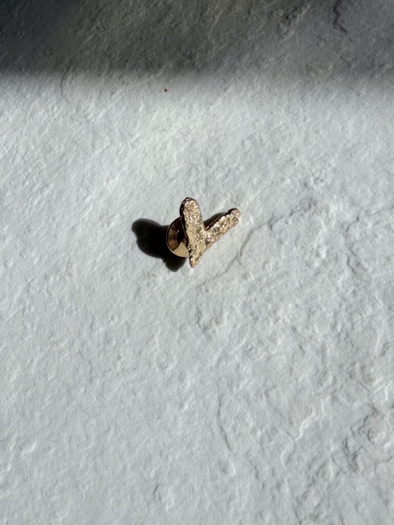Broche CŒUR moyen modèle